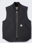 No Name Carhartt V01 Firm Duck Insulated Black Vest