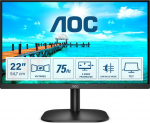 AOC B2 22B2H computer monitor 54.6 cm (21.5") 1920 x 1080 pixels Full HD LED Black