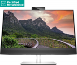 Hp Renew RENEW SILVER HP E27m G4 QHD Charging Conferencing Monitor - 27" 2560x1440 QHD 300-nit 75Hz AG, IPS, USB-C(65W)/HDMI/DisplayPort/DisplayPort-out, 4x USB-A, speakers, 5MP webcam, RJ-45 LAN, height adjustable/tilt/swivel/pivot, 1 years / 40Z29A ...