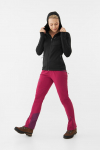 Viking Bluza damska VIKING Jukon Hoodie Lady Polartec rozpinana z kapturem czarna   XL