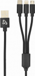 Sbox USB 2.0 8-pin/Type-C/Micro USB charging only 2.4A 1M BULK
