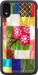 Ikins SmartPhone case iPhone XR cherry blossom black