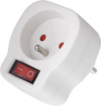 Maclean MCE13 AC outlet with a switch