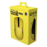 Pulsar 2 PRO belaidė žaidimų pelė Yellow