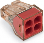 Wago Laidų jungė Wago 773-604/5, 4 x 1,5-4 mm&sup2;, 400 V, 5 vnt.