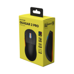 Quasar PRO belaidė žaidimų pelė Black/Orange