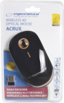 Esperanza EM127 Mouse RF Wireless Optical 1600 DPI Black