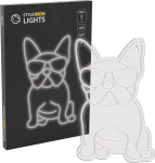 Manta SNL66WH Style Neon Lights Dog French Bulldog white