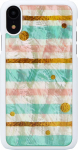 Ikins SmartPhone case iPhone XR pop mint white