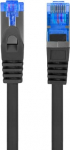 Lanberg PATCHCORD S/FTP CAT.6A 3M BLACK LSZH