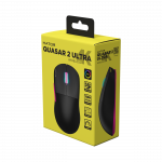 Quasar ULTRA 4K belaidė žaidimų pelė Black/Pink