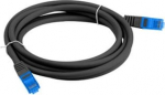 Lanberg PATCHCORD S/FTP CAT.6A 2M BLACK LSZH