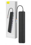Hub 11in1 Baseus EliteJoy Gen2 series USB-C to 3xUSB 3.0 + USB 2.0 + USB-C PD + USB-C + RJ45 + HDMI + jack 3.5mm + SD/TF (grey)