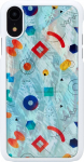 Ikins SmartPhone case iPhone XR poppin rock white