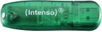 Intenso MEMORY DRIVE FLASH USB2 8GB/GREEN 3502460 INTENSO