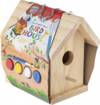 Moxy - Birdhouse wood incl. 4 paints & brush (620013)