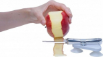 Sundo Suction cup mounted fruit and vegetable peeler
