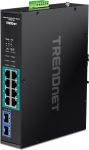 No Name TRENDnet 10-port Gbit PoE+ Indust. Switch DIN Rail