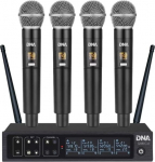 No Name DNA QMIC4 wireless microphone with 4 handheld transmitters