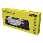 Hator HTK850 Rockfall 3 Mecha TKL wireless (HTK850), Orange Switch, Black
