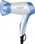 Adler | Hair Dryer | AD 2222 | 1200 W | Number of temperature settings 1 | White/blue