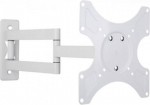 Techly Wall mount for TV LCD/LED/PDP double arm 19-37'' 25 kg VESA white