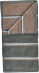 Zone Denmark - Sauna Towel 100x50 cm - Olive Green, Taupe, Blue Fog