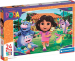 Clementoni Dėlionė Clementoni Super Color Dora 24826, 24 vnt.