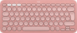 Logitech K380S Bluetooth Keyboard - TONAL ROSE - US INT'L