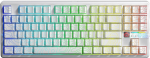 Aula Gasket F87 Pro V2 White Contour Engravered Star Vector RGB Keyboard