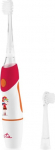 ETA Toothbrush | Sonetic ETA071090030 | Battery operated | For kids | Number of brush heads included 2 | Number of teeth brushing modes 1 | Red/White