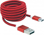 Sbox USB->Micro USB M/M 1.5m USB-10315R red