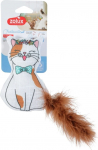 Zolux Chatouille Cat with feathers and catnip - cat toy - 13cm