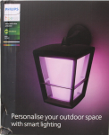 Philips Hue | Philips Hue WCA Econic Outdoor Wall Lantern | 15 W | 2000-6500 Hue White Colour Ambiance | DAMAGED PACKAGING | 24 month(s)