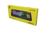 Hator HTK401US Icefall, black (black-white keycaps) ENG