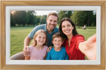 Lippa - Frameo Digital Picture Frame - Wood Look - 15.6