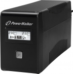 Powerwalker UPS line-interactive 850VA 2X SCHUKO OUT, RJ11 IN/ OUT, USB, LCD