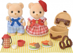 Sylvanian Families - Biscuit Bear Sister & Brother - Delicious Picnic (5852)
