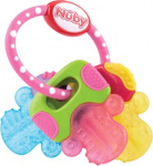 Nuby - Teether IcyBite Keys - 3m+Pink/Blue/Yellow (708011)