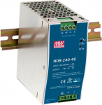 No Name LevelOne 48V DC Industrial Power Supply, 240W, DIN-Rail, PoE Ready