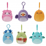 SQUISHMALLOWS Prisegamas pliu&scaron;inis žaislas, 8 cm, asorti