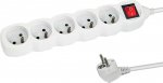 Esperanza ELK215W Power strip 5GN/3M White