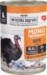 Wiejska Zagroda Puppies Monoprotein Turkey - wet dog food - 400g
