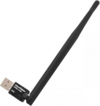 Qoltec Wi-Fi USB adapter with antenna wireless
