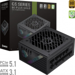 Gamemax Power Supply, 80 PLUS, Gold | GS 750G | 750 W