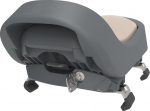 Urban Iki Junior boot seat BLACK/BROWN SET key lock