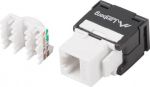 Lanberg Keystone module RJ45 - LSA UTP cat.6a 180 degrees to the assembly box