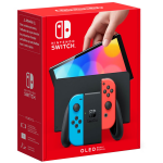 Nintendo Switch OLED Model &ndash; Neon Blue & Neon Red (64GB, HEG-001)