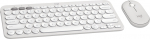 Logitech Pebble 2 Bluetooth Keyboard Combo - TONAL WHITE - US INT'L