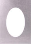 Victoria Collection Passepartout 30x40, platinum oval